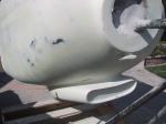 Closeup up air inlet
