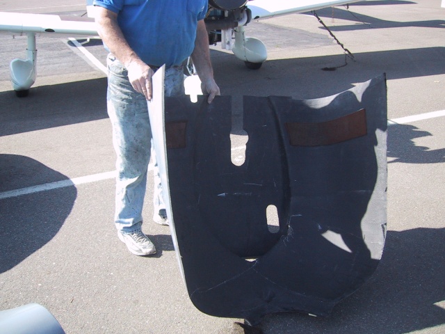 Lower cowling interior