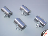 'T' fluid fittings and typical hoses
